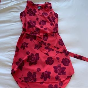 PETITE TIE FRONT SHIRTDRESS